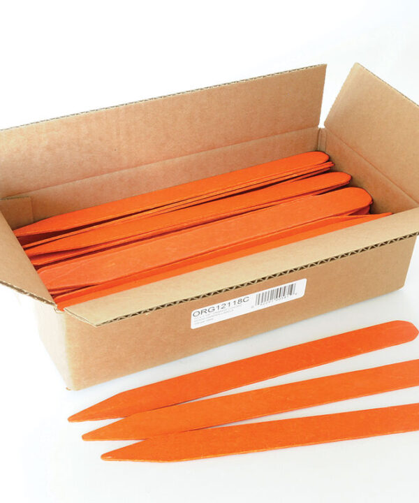 Orange Treated Garden Labels